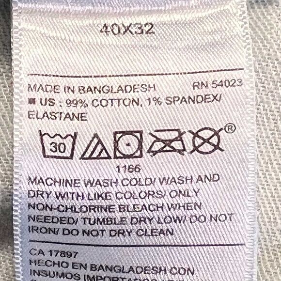 Old Navy 40x32 Stretch Blue Jeans Men's Loose Fit - Picture 6 of 8